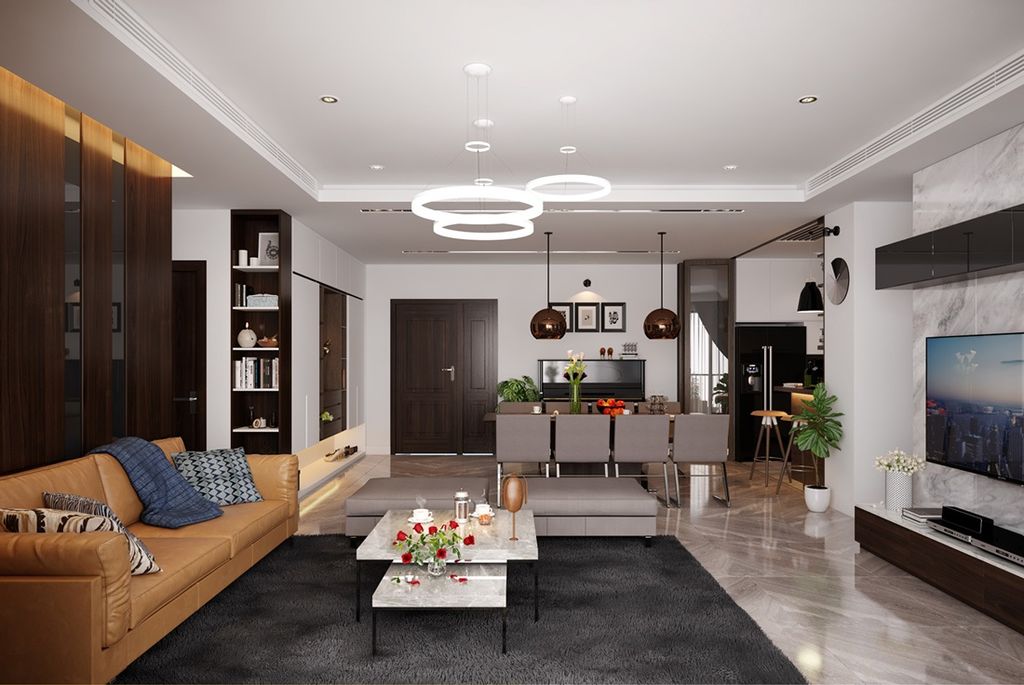 Thiết kế cănh hộ Grandeur Palace Phạm Hùng