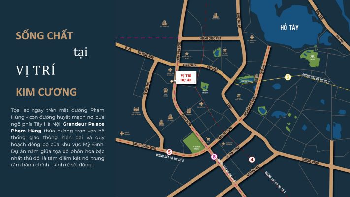 Vị trí Grandeur Palace Phạm Hùng